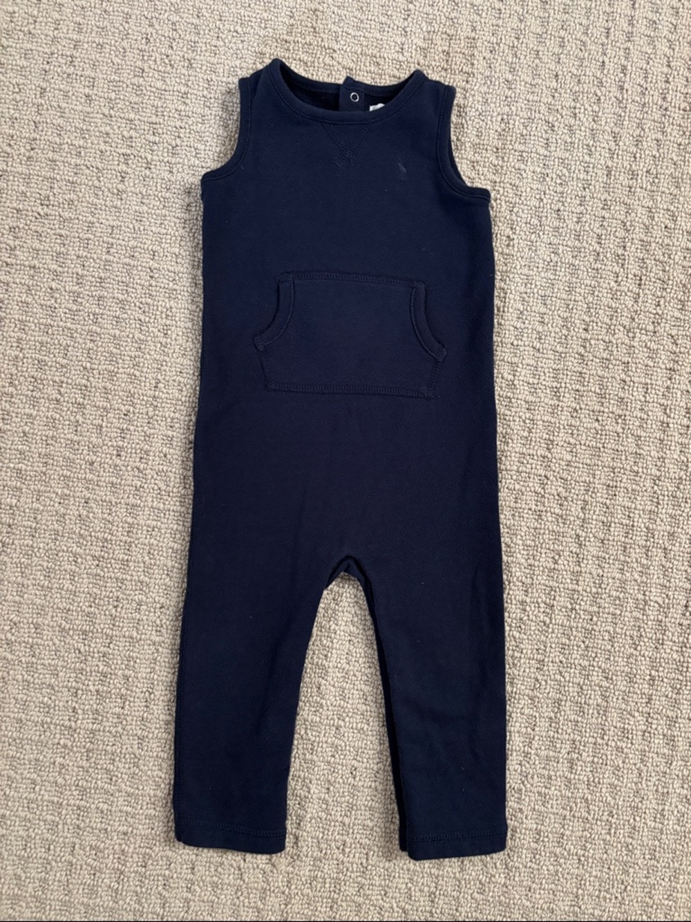 Ralph Lauren Navy Sleeveless Romper Longall